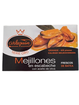 MEJILLONES DE LAS RIAS ESCABECHE 6/8 ARLEQUIN