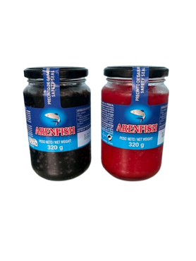 SUCEDANEO DE HUEVAS A BASE DE ARENQUE AHUMADO 100 GR O 320 GR